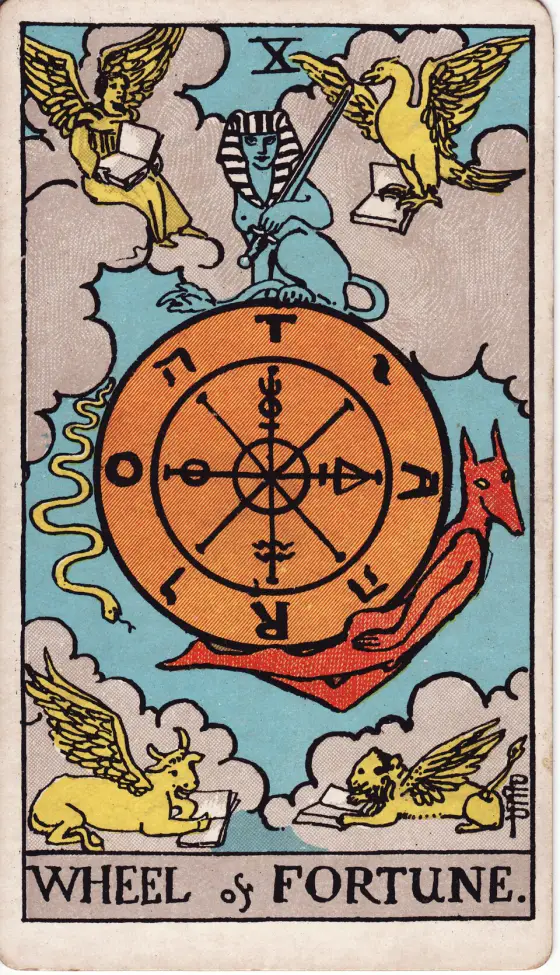 Tarotkarte Das Rad des Schicksals