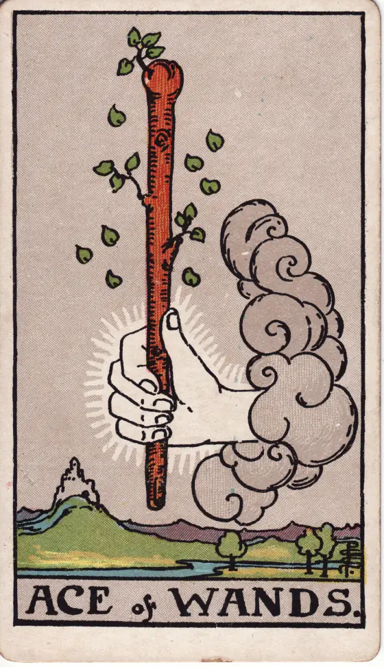 Ass der Stäbe – Ace of Wands